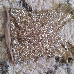 Shimmery one piece short sleeve